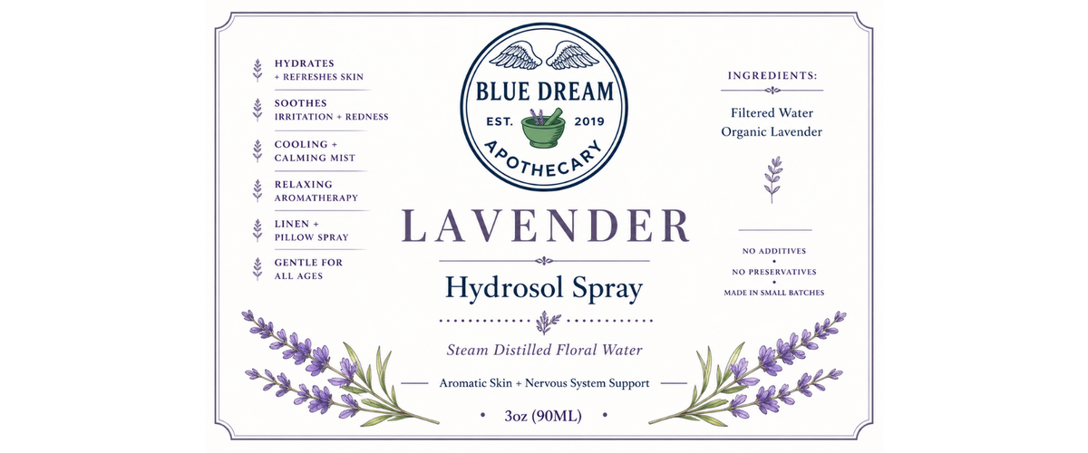 Hydrosol Lavender Organic 4oz