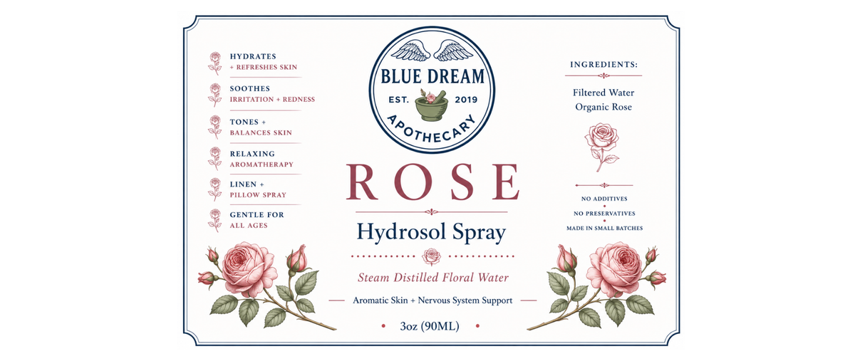 Hydrosol Rose Orgnic 4oz