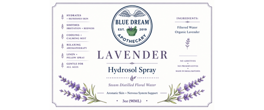Hydrosol Lavender Organic 4oz