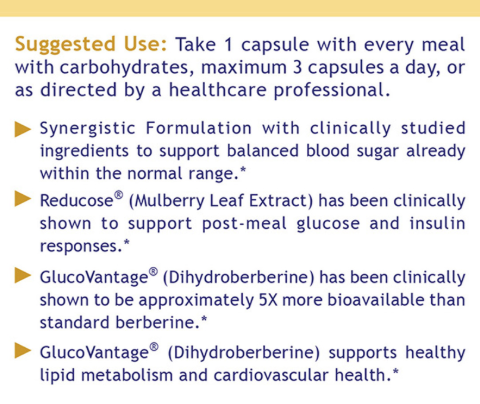 Glucose Manager (GLP-1 Amplifier)